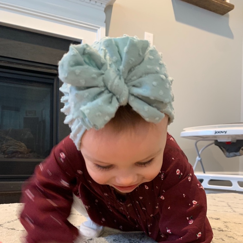 Rafa Blue Bunny Knot Turban